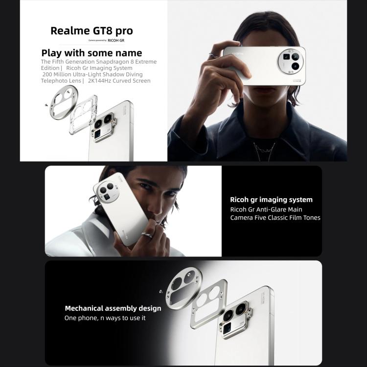 Realme GT8 Pro, 16GB+1TB, 6.79 inch Realme UI 7.0 Snapdragon 8 Elite Gen 5 Octa Core, NFC, Network: 5G, 16GB+1TB, Realme GT8 Pro, 16GB+1TB - Image 4