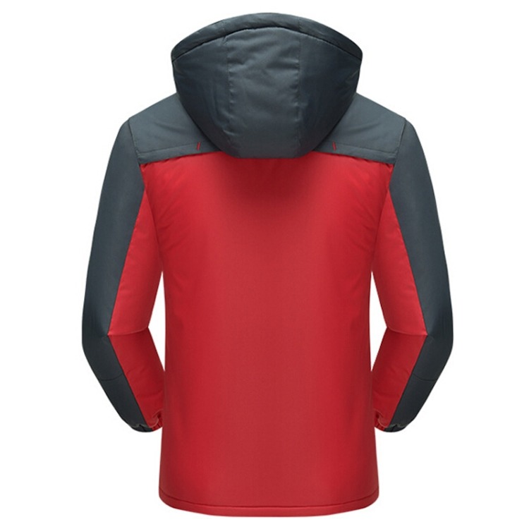 Men Winter Thick Fleece Waterproof Outwear Down Jackets Coats, L, XL, XXL, XXXL, XXXXL, XXXXXL - Image 5