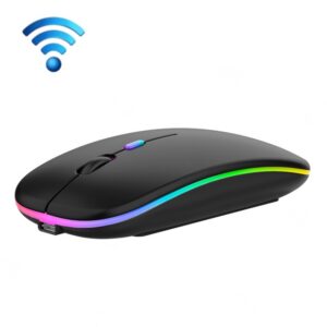 3 Keys RGB Backlit Silent Bluetooth Wireless Dual Mode Mouse