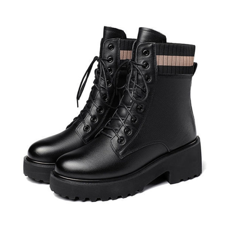 Women Fall And Winter Martin Boots England Style Thick Bottom Short Boots, 35, 36, 37, 38, 39, 40