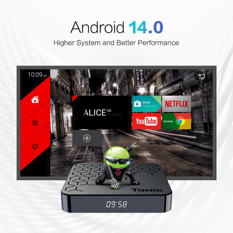 Tanix TX7 8K UHD Android 14 Smart TV Box with Remote Control, Allwinner H728 Octa-Core, 2GB+16GB, 4GB+32GB - Image 7