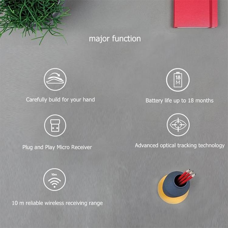 Logitech M280 2.4GHz 3-keys 1000DPI Wireless Optical Mouse, Wireless Range: 10m - Image 3