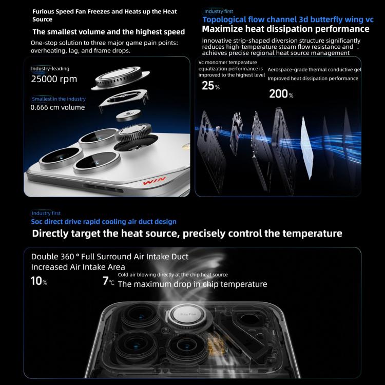 Honor WIN, 16GB+1TB, 3D Ultrasonic Fingerprint, 10000mAh Battery, 6.83 inch MagicOS 10.0 / Android 16 Snapdragon 8 Elite Gen 5 Octa Core, Network: ... - Image 7