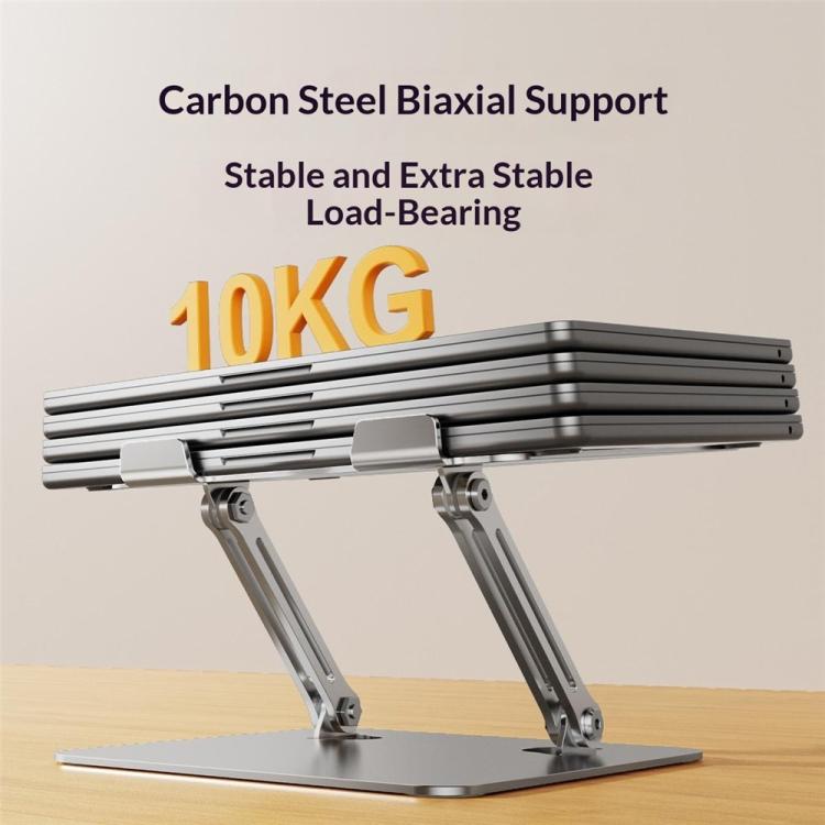 0031 For Laptop / Tablet Cooling Metal Support Adjustable Height Angle Desktop Stand, Basic Edition - Image 8