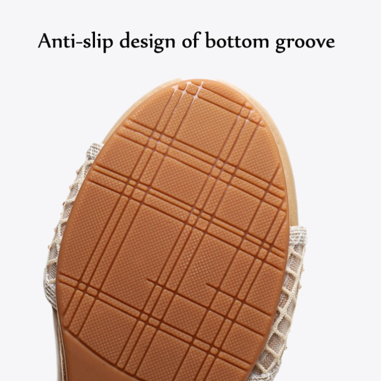 Ladies Summer Sandals All-Match Casual Mesh Thick Sole Wedge Heel Shoes, 36, 37, 38, 39, 40, 41, 42 - Image 5