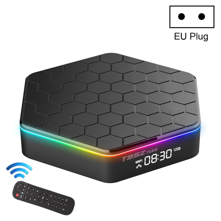 T95Z Plus 8K WiFi6 Android 12.0 Smart TV Box with Remote Control, Allwinner H618 Quad-Core, 2GB+16GB, 4GB+32GB, 4GB+64GB