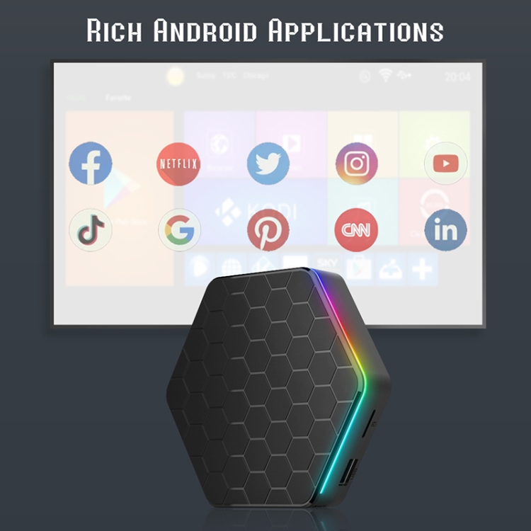 T95Z Plus 8K WiFi6 Android 12.0 Smart TV Box with Remote Control, Allwinner H618 Quad-Core, 2GB+16GB, 4GB+32GB, 4GB+64GB - Image 12