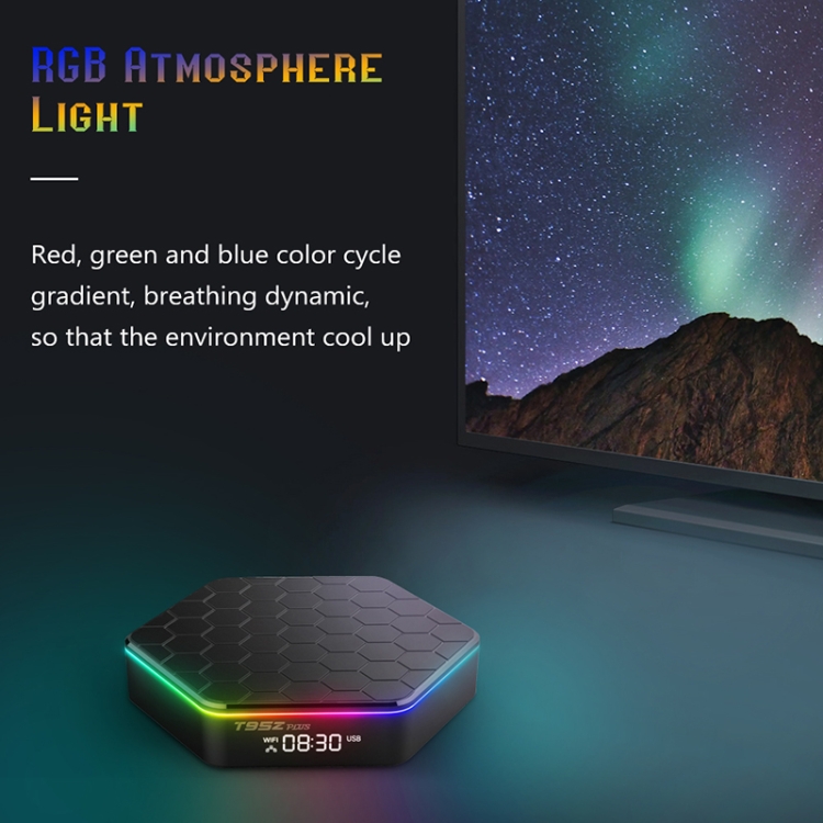 T95Z Plus 8K WiFi6 Android 12.0 Smart TV Box with Remote Control, Allwinner H618 Quad-Core, 2GB+16GB, 4GB+32GB, 4GB+64GB - Image 8