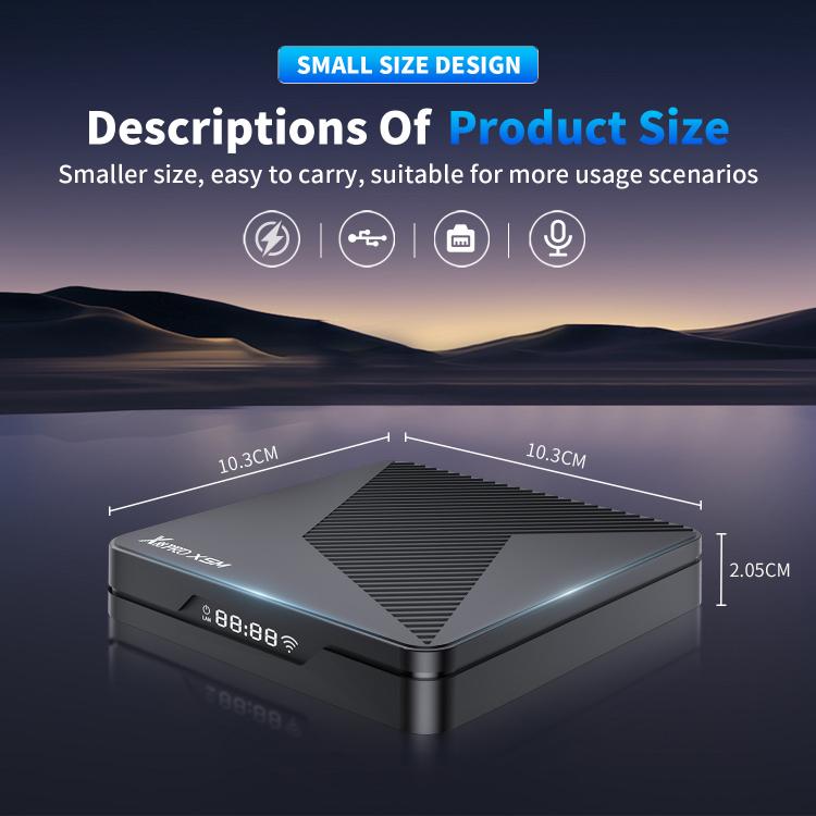 X88 Pro X5M Android 14.0 Smart TV Box, S905X5M 2.0GHz 64-bit Quad-core Cortex-A55, 2GB+16GB, 4GB+64GB - Image 2