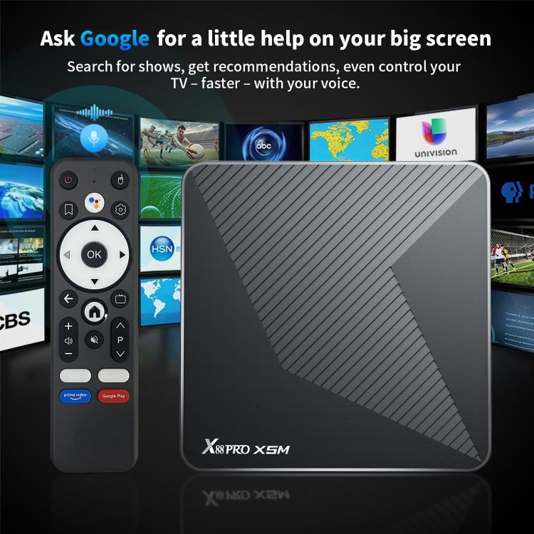 X88 Pro X5M Android 14.0 Smart TV Box, S905X5M 2.0GHz 64-bit Quad-core Cortex-A55, 2GB+16GB, 4GB+64GB - Image 7